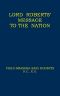 [Gutenberg 55235] • Lord Roberts' Message to the Nation